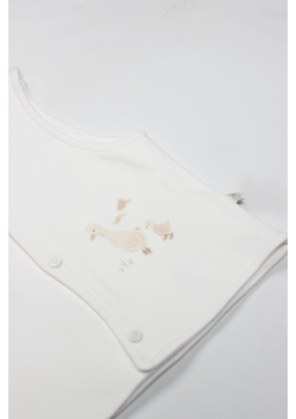 Bistyle Yelek Çift Taraflı Welcome Baby Duck 18104 Sarı-Ekru modelleri