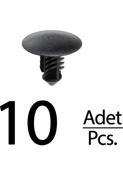 Renault Megane, Nissan Için Kaput Keçe Klips- 10 Adet