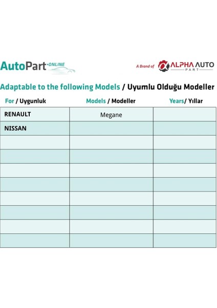 Renault Megane, Nissan Için Kaput Keçe Klips- 10 Adet indirimleri