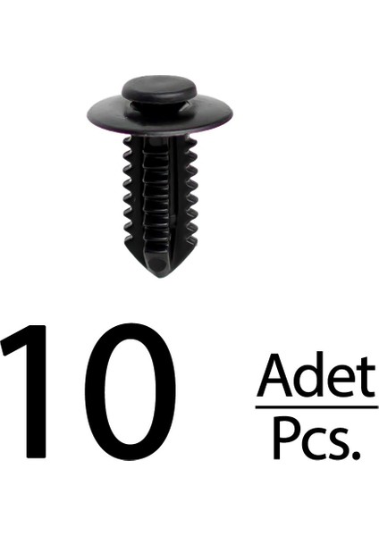 Mercedes Için Tampon Klips- 10 Adet