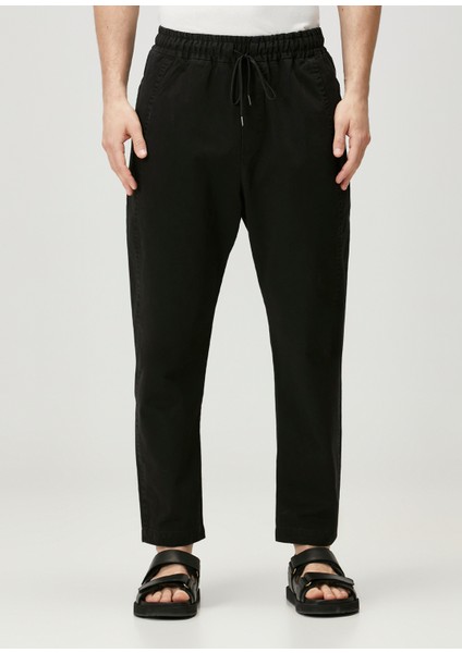 Siyah Beli Kordonlu Pantolon fiyatları