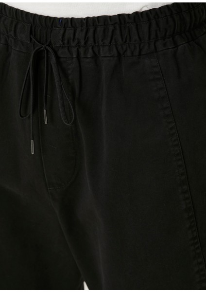 Siyah Beli Kordonlu Pantolon fırsatları