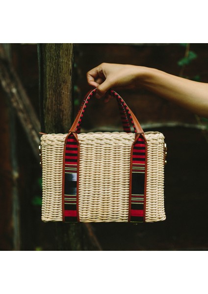 Purki - Taba Deri Çizgi Desen El ve Omuz Çantası indirimleri