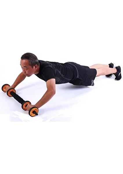 3in1 Ab Wheel Tekerlekli Mekik Aleti Elastik Fitness Bar Kol ve Karın Kasları Bük Bük Egzersiz Aleti modelleri