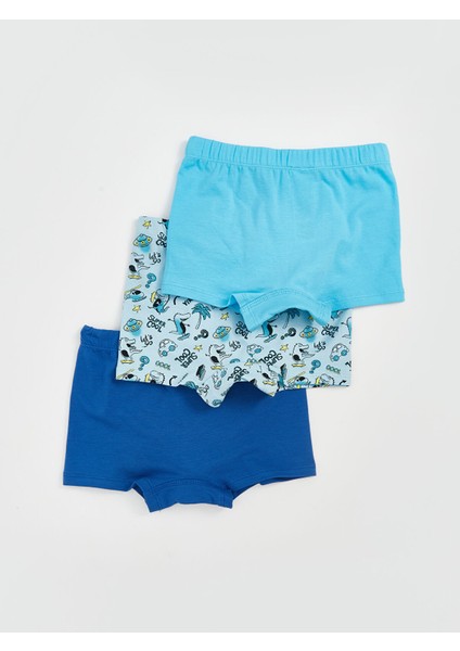 Yeni Sezon Beli Lastikli Penye Erkek Çocuk Boxer 3'lü fiyatları