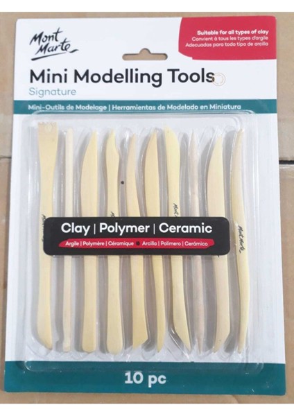 Mini Ling Tools Seramik Başlangıç Ebeşuar Seti 10 Lu Paket
