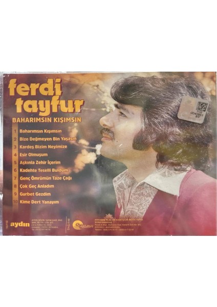 Dikkat CD Ferdi Tayfur – Baharımsın Kışımsın Müzik CD fiyatları