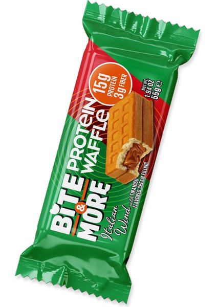 Bite&more Protein Waffle 55 Gram x 1 Adet Tiramisu