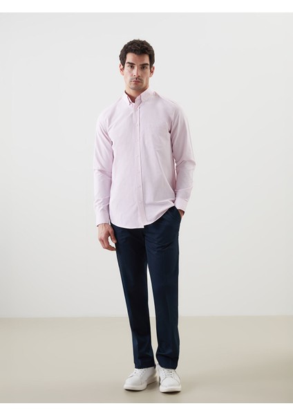 Yeni Sezon Regular Fit Uzun Kollu Ekose Poplin Erkek Gömlek fiyatları