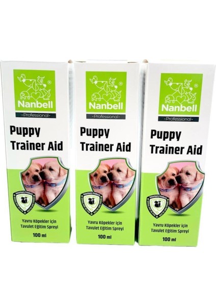 3'lü Set Yavru Köpek Tuvalet Eğitim Spreyi 100ML, Güvenli ve Etkili Eğitim Yardımı