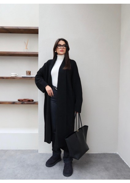 Şal Yaka Uzun Hırka