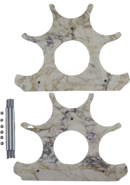 Şık 6'lı Mermer Şaraplık Seti, Zarif ve Dayanıklı Tasarım fiyatları