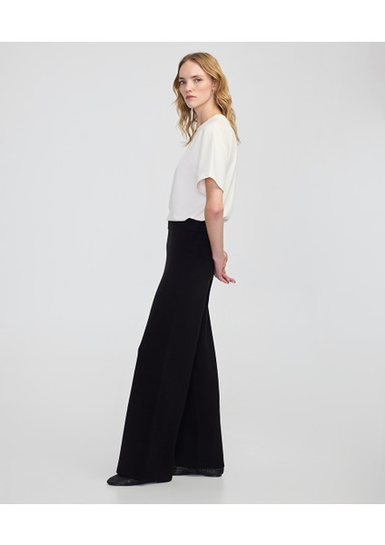 Wide Leg Fit Triko Pantolon IW6250003219001 modelleri