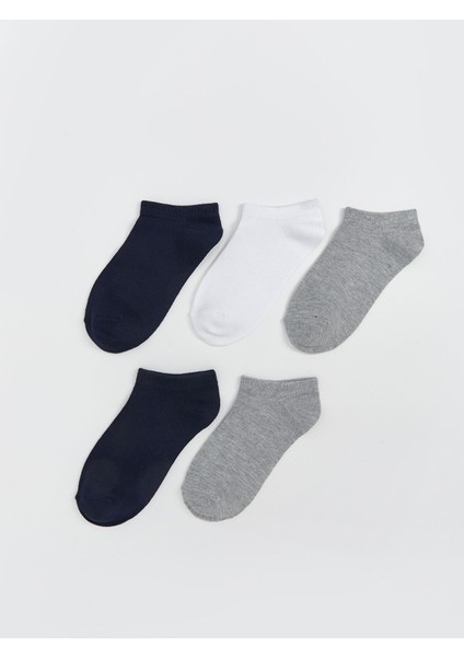 Yeni Sezon Basic Erkek Çocuk Patik Çorap 5'li
