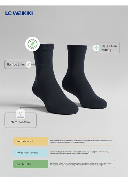 Yeni Sezon Basic Erkek Çocuk Patik Çorap 5'li modelleri