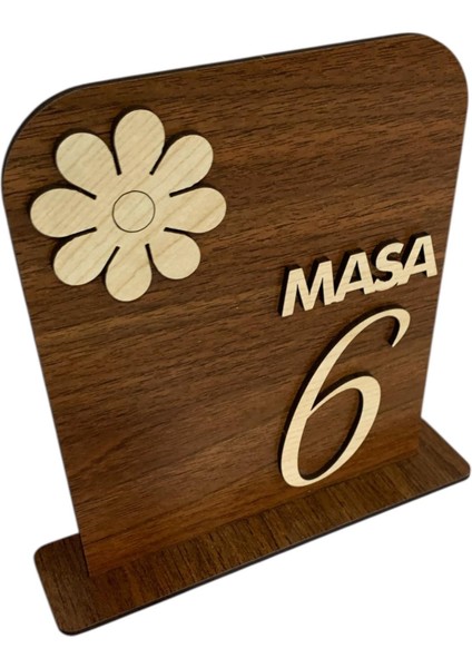5'li Ahşap Masa Numaralığı Lokanta, Kafe, Restoran, Çay Bahçesi Vb. Için Masa Numaralığı modelleri