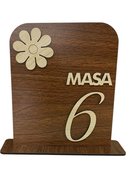 5'li Ahşap Masa Numaralığı Lokanta, Kafe, Restoran, Çay Bahçesi Vb. Için Masa Numaralığı fırsatları