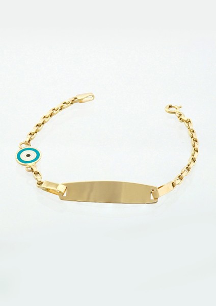 Mavi Mineli Bebek Künye Bileklik fiyatları