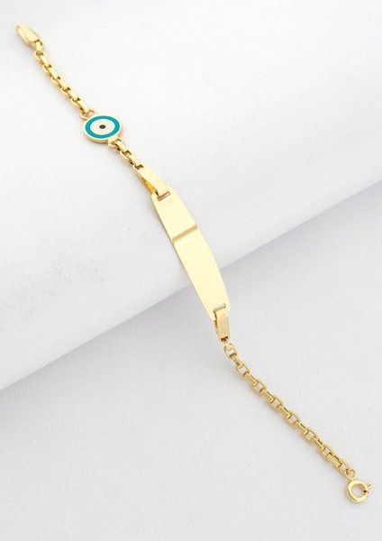 Mavi Mineli Bebek Künye Bileklik fırsatları