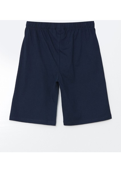 Yeni Sezon Bisiklet Yaka Spider-Man Baskılı Erkek Çocuk Şortlu Pijama Takımı indirimleri