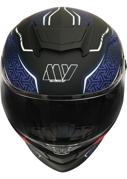 Gp My Helmet MKS001-BBR Yarış Spoiler Güneş Vizörlü Şeffaf Full Face Motosiklet Kaskı M fiyatları