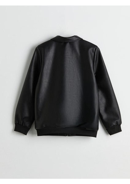 Yeni Sezon Erkek Çocuk Deri Görünümlü Mont fiyatları