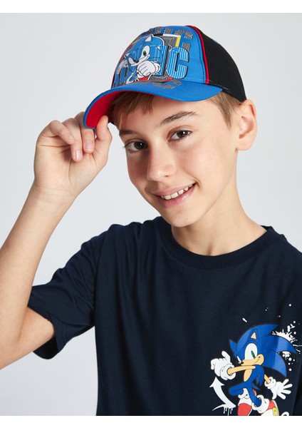 Yeni Sezon Sonic Baskılı Erkek Çocuk Kep Şapka