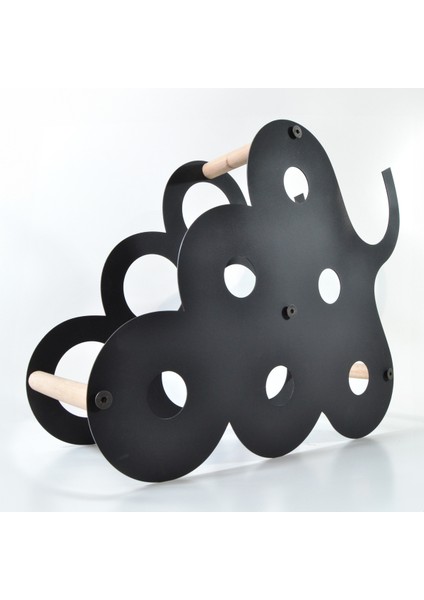 Şarap Şişesi Tutucu Metal Standı, Tezgah ve Vitrin Için Şişe Sergileme Organizeri