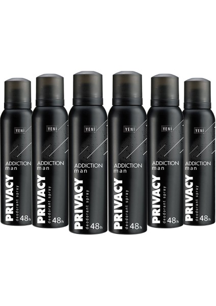 Man Addiction Erkek Deodorant 6X150ML