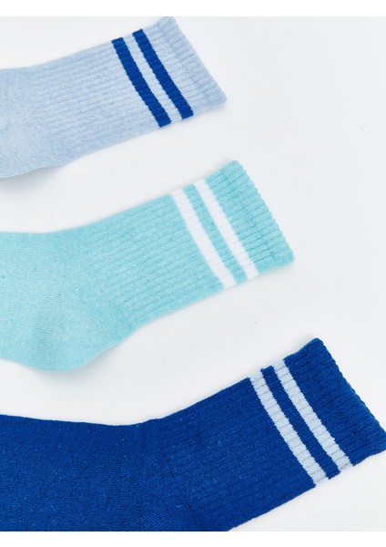 Yeni Sezon Çizgili Erkek Çocuk Soket Çorap 3'lü fiyatları