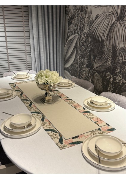 Keten Iraz Desen Runner 40X140 cm fırsatları