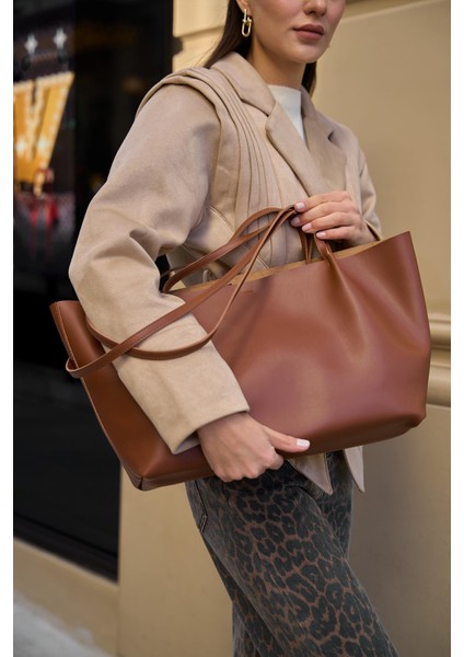 Taba Kadın Tokalı Tote Çanta modelleri