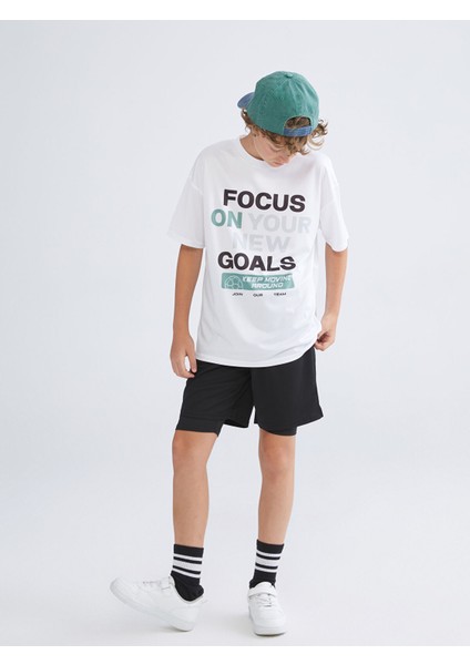 Yeni Sezon Beli Lastikli Erkek Çocuk Taytlı Şort fiyatları