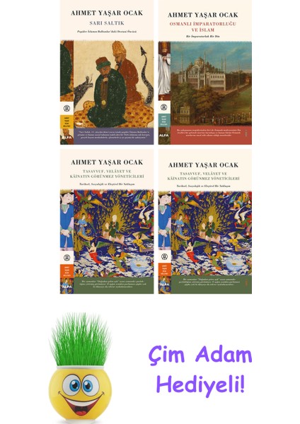 Ahmet Yaşar Ocak 4 Kitap Seti + Çim Adam Hediye