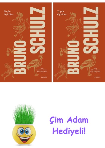 Bruno Schulz 2 Kitap Seti + Çim Adam Hediye