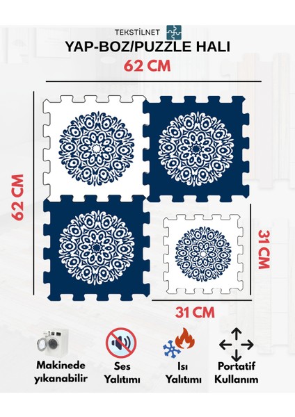 Baskılı Halı,sıcak Renkli Halı Puzzle Halı,japon Halısı Modelleri Yapboz Halı