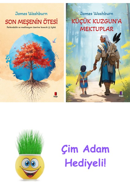 James Washburn 2 Kitap Seti + Çim Adam Hediye