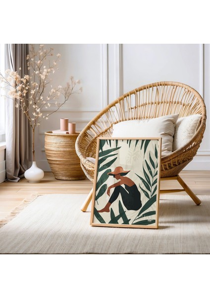 Matisse Esintili Bohem Duvar Sanatı, Sanat, Matisse, Japandi Duvar Sanatı indirimleri