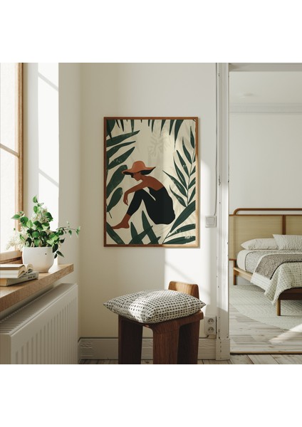 Matisse Esintili Bohem Duvar Sanatı, Sanat, Matisse, Japandi Duvar Sanatı