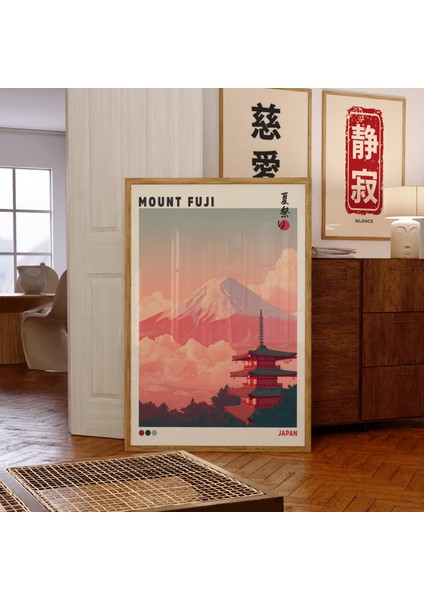 Fuji Dağı Tapınağı: Japon Manzara Duvar Sanatı (& Dosyalar)