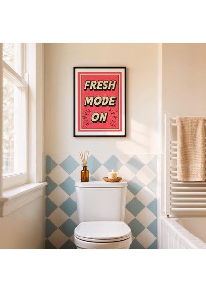 Komik Banyo Posteri: Retro Çizgi Roman Tarzı Tipografi Sanatı ( & )
