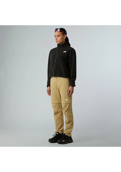 Glacier Fleece 1/2 Zip Short Kadın Siyah Outdoor Polar NF0A8D2CJK31 modelleri