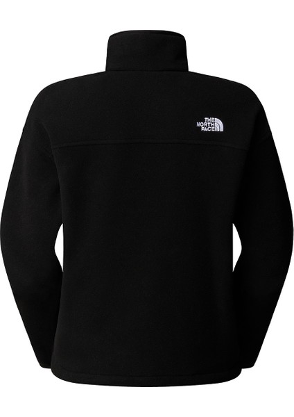 Glacier Fleece 1/2 Zip Short Kadın Siyah Outdoor Polar NF0A8D2CJK31