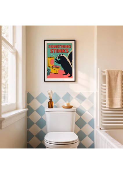 Komik Kokarca Banyo Posteri: Tuhaf Tuvalet Sanatı (& Baskılar, 20X28 Inç) fiyatları