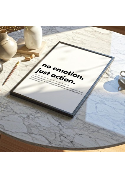 Duygu Yok Sadece Eylem: Ilham Verici Tipografi Sanatı ( & ) fırsatları