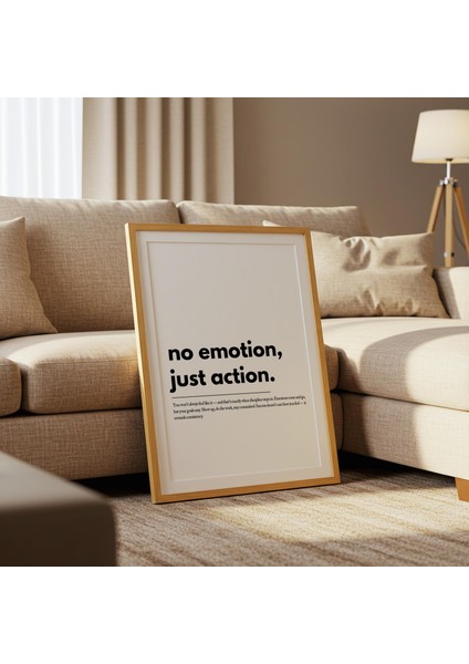 Duygu Yok Sadece Eylem: Ilham Verici Tipografi Sanatı ( & ) indirimleri