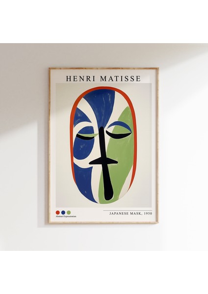 Henri Matisse Japon Maskesi, Soyut indirimleri