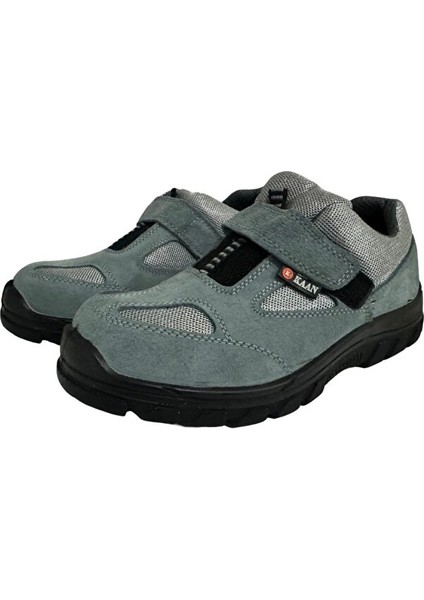 Ortopedik Su Geçirmez Çelik Burunlu Siyah Süet Iş Ayakkabısı Yazlık