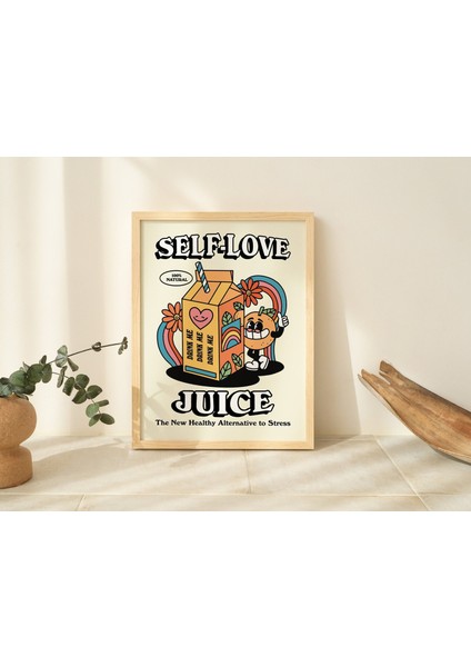 Öz Sevgi Suyu Duvarı, Sevimli Söz, Trend Retro Duvar Dekoru