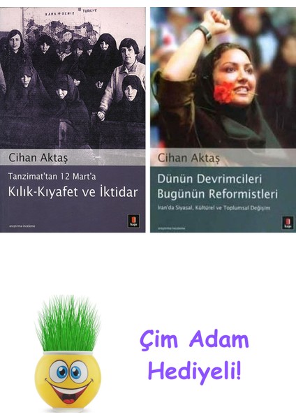 Cihan Aktaş 2 Kitap Seti + Çim Adam Hediye